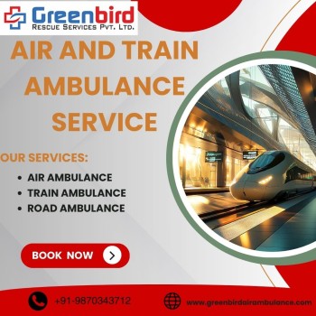 Use Greenbird Air and Train Ambulance for risk-free medical transportation in Mumbai