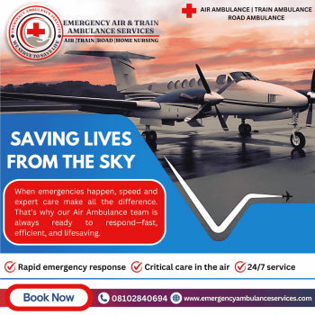 Get The Relocation with Proper Care in Emergency Air Ambulance Services in Patna