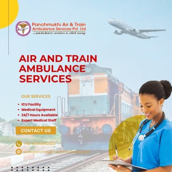 Take Panchmukhi Air and Train Ambulance Services in Bangalore with Top-notch Medical Devices