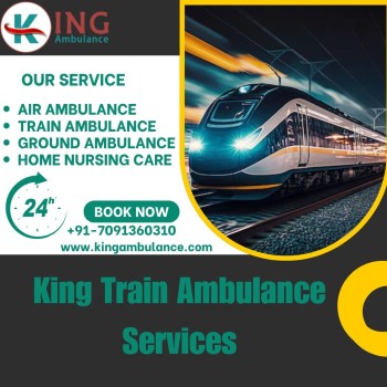 King Train Ambulance in  Raipur is Equipped with the Expert Teams