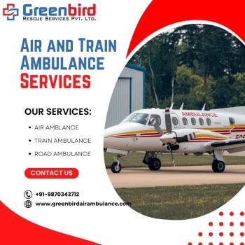 Patient is provided with Good Care with Greenbird Air and Train Ambulance in Allahabad