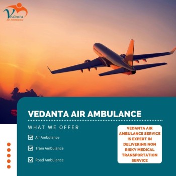 Select Air Ambulance from Mumbai with Superb Medical Assistance by Vedanta