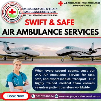 A Convenient Method of Transportation by Emergency Air Ambulance Services in Patna 