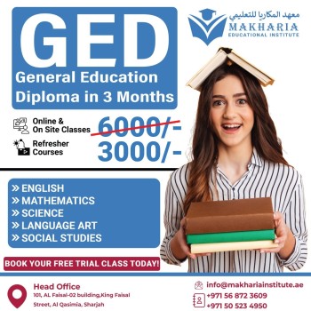 Get Your GED in Just 3 Months - +971 56 872 3609