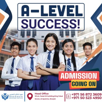 Join Makharia Institute for expert-led A-Level Courses Sharjah.