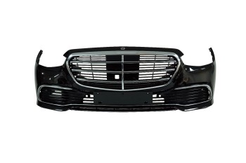 Mercedes Benz S 580 Front Bumper Black OEM