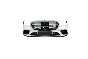 Mercedes Benz S 580 Front Bumper White OEM