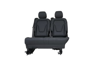 Mercedes Benz V-Class 2- Passenger Comfort Bench Seat Black