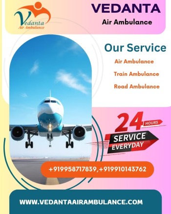 Choose The Reliable Medical Air Ambulance Service by Vedanta in Varanasi