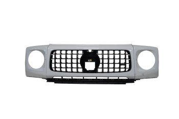 Mercedes-Benz G-63 Front Grille And Headlight Covers Gloss Snow White OEM A4638887100