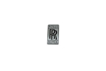 Rolls Royce Cullinan Emblem Badge silver and Black