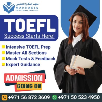 TOEFL Prep Course – Score Higher. Call +971 56 872 3609