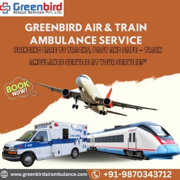 Travel with Greenbird Air and Train Ambulance in Delhi and get Exceptional Care