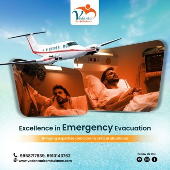 Get a Hassle-Free Journey by Vedanta Air Ambulance Service in Bhopal