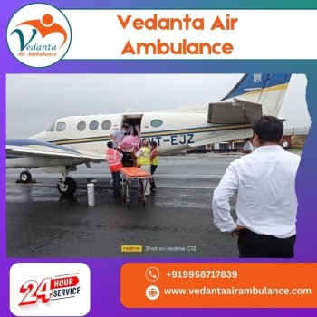 Choose The Well Equipped Medical Air Ambulance Service in Varanasi By Vedanta 