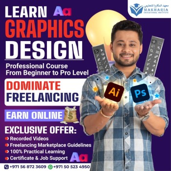 Learn Graphic Design, Start Freelancing – Call +971 56 872 3609