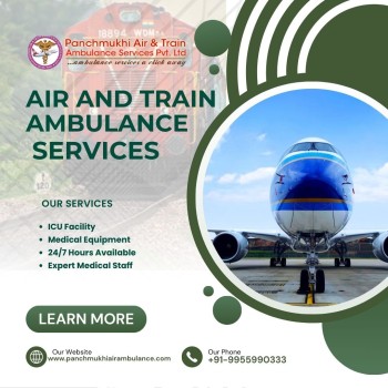 Choose Panchmukhi Air and Train Ambulance Services with Paramedical Doctors in Amritsar