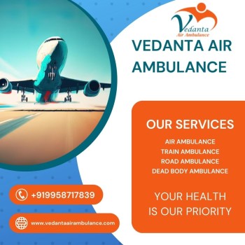 Book Air Ambulance in Guwahati with Great Medical Aid by Vedanta