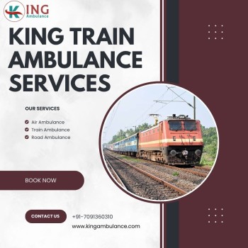 King Train Ambulance Bangalore is available for patients who need medical transportation