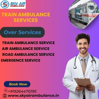 Sky Offers Effective Train Ambulances for Quick Transport in Chennai