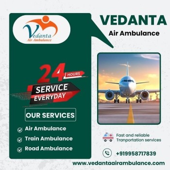 Hire Vedanta Air Ambulance Service in Bhubaneswar with Reliable Medical Devices