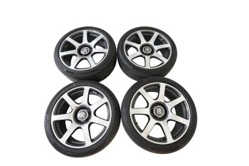 Rolls Royce Wraith & Dawn Original Tyres Set with Wheels Rims and Bolts Silver OEM 186309-10