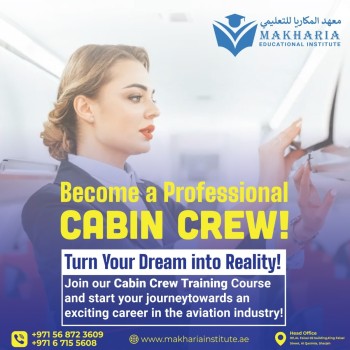 Cabin Crew Training – Call +971 56 872 3609