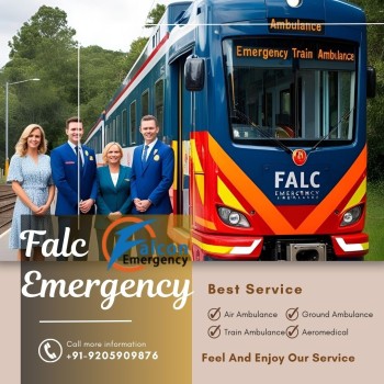 Patients can Travel in Comfort with Falc Emergency Train Ambulance in Patna