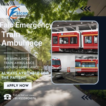  Falc Emergency Train Ambulance in Chennai Transport Emergency Patients Easily