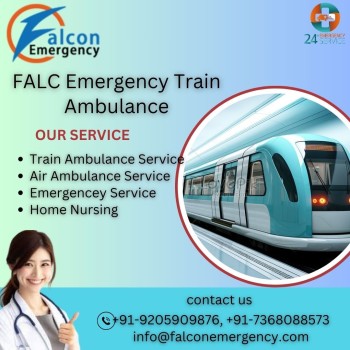 Opt for FALC Emergency Train Ambulance in Nagpur for long-distance Patient Transfer