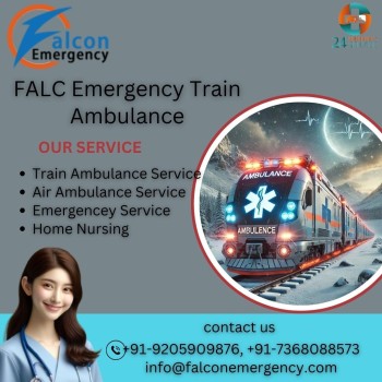 The Best Option for Medical Relocation in Bhopal is a FALC Emergency Train Ambulance