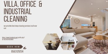 Deep Cleaning Services For Flat, Villa, Offices In Dubai 0563129254