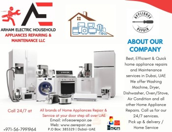 washing machine, stove repair in Arabian Ranches and Marina