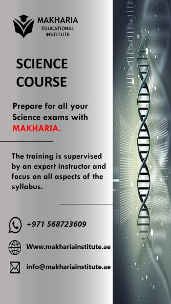 📞 +971 568723609 - Science Course by Makharia Educational Institute