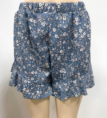 Buy Floral Print Silk Short