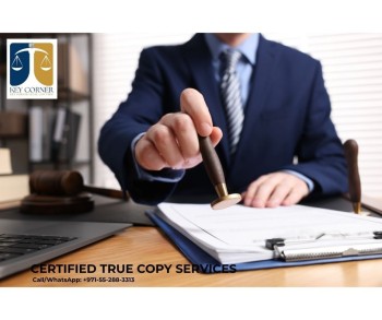 CERTIFIED TRUE COPY SERVICES IN UAE