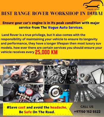 Range Rover and Land Rover Auto workshop in Dubai