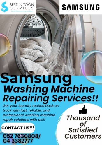Best In Town - Samsung Washing Machine Repair Services 