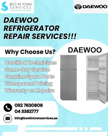 Best In Town Services - Daewoo Refrigerator Repair Services 