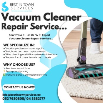 Vacuum Cleaner Repairing Services 