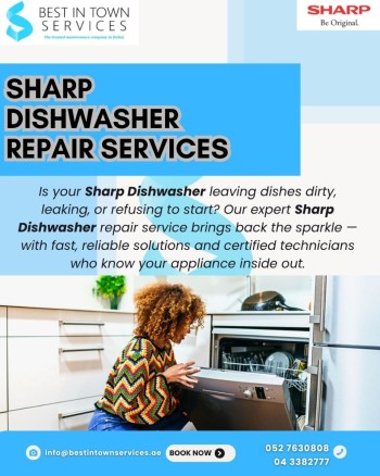 Sharp Dishwasher Repair Services 