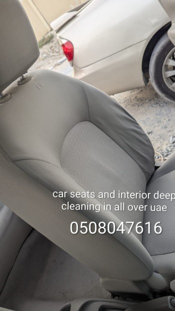 car seats deep cleaning sharjah 0508047616 interior clean ajman