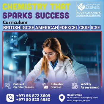 Makharia Science & Chemistry Tuition Classes in Al Qasimia 0568723609