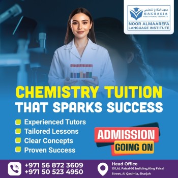 Best chemistry tutor in Sharjah Call 0568723609