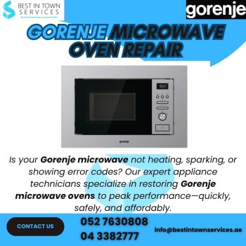 Gorenje Microwave Oven Repair Services 