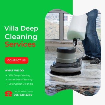 Villa deep cleaning