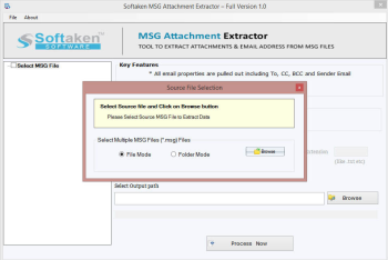 Softaken MSG Attachments Extractor – Safely Extract Attachments from Outlook MSG