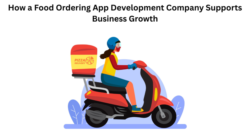 How a Food Ordering App Development Company Supports Business Growth