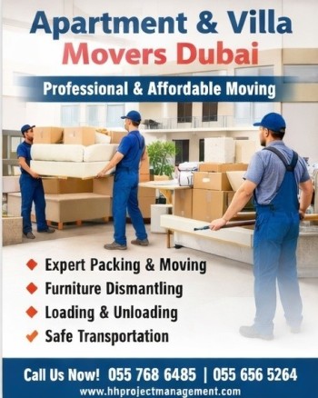 Apartment Movers and Packers Dubai – Professional & Affordable Moving Services
