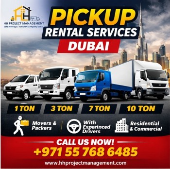 Pickup for Rent with Driver Dubai – Affordable & Professional Pickup Rental